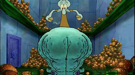 " Their boss stated before casually grabbing Squidward's hat and putting it on Spongebob's head, next to his own hat. . Squidward fat thighs